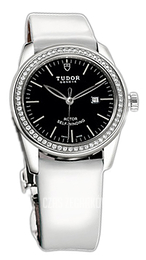 Tudor Glamour Date Czarny/Skóra Ø31 mm 53020-BIDWPLS