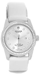 Tudor Glamour Date Srebrny/Skóra Ø31 mm 53020-SDIDWPLS