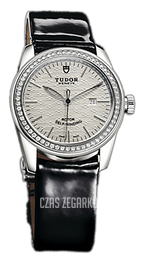 Tudor Glamour Date Srebrny/Skóra Ø31 mm 53020-SIDBPLSP