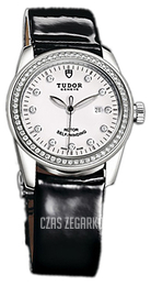 Tudor Glamour Date Biały/Skóra Ø31 mm 53020-WDIDBPLS