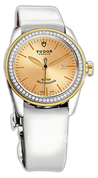 Tudor Glamour Date Szampański/Skóra Ø31 mm 53023-CHIDWPLS