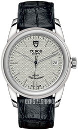 Tudor Glamour Date Srebrny/Skóra Ø36 mm M55000-0050