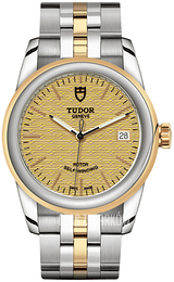 Tudor Glamour Date Żółte złoto/Stal w odcieniu złota Ø36 mm M55003-0003