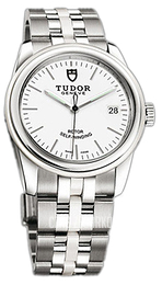 Tudor Glamour Date Biały/Czeramiczna Ø36 mm 55010W-68050W-WIDSTL