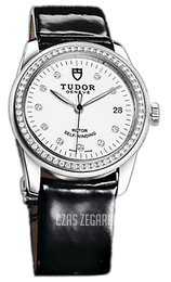 Tudor Glamour Date Biały/Skóra Ø36 mm 55020-WDIDBPLS