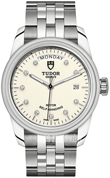 Tudor Glamour Day-Date Biały/Stal Ø39 mm M56000-0182