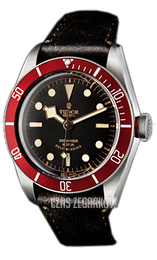 Tudor Heritage Black Bay Czarny/Skóra Ø41 mm 79220R-LEATHER