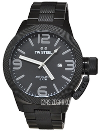 TW Steel Canteen Czarny/Stal Ø50 mm CB216