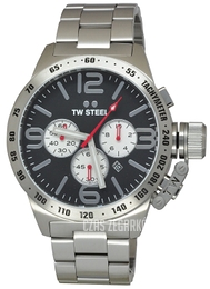 TW Steel Canteen Czarny/Stal Ø50 mm CB4