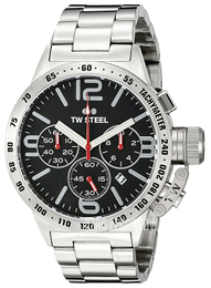 TW Steel Canteen Czarny/Stal Ø45 mm CB7