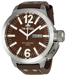 TW Steel Ceo Canteen Brązowy/Skóra Ø50 mm CE1010