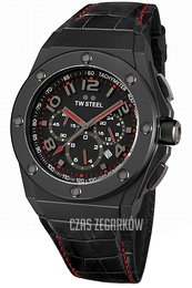 TW Steel Ceo Tech Czarny/Skóra Ø44 mm CE4008