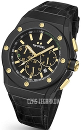 TW Steel Ceo Tech Czarny/Skóra Ø48 mm CE4017