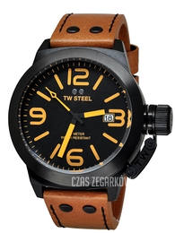 TW Steel Canteen Czarny/Skóra Ø50 mm CS42