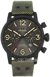 TW Steel Maverick Czarny/Skóra Ø48 mm MS124