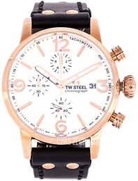 TW Steel Maverick Biały/Skóra Ø45 mm MS73