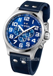 TW Steel F1 Pilot Niebieski/Skóra Ø45 mm TW402