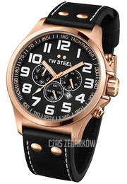 TW Steel F1 Pilot Czarny/Skóra Ø45 mm TW418