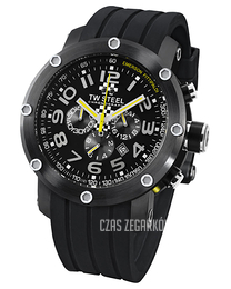 TW Steel Tech Czarny/Guma Ø45 mm TW609