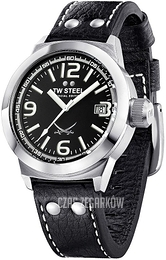TW Steel Ceo Canteen Czarny/Skóra Ø45 mm TW894