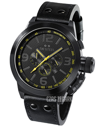 TW Steel Canteen Czarny/Skóra Ø50 mm TW901