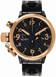 U-Boat Flightdeck Czarny/Skóra Ø43 mm 1844