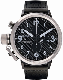 U-Boat Flightdeck Czarny/Skóra Ø45 mm 6451