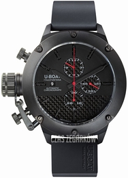 U-Boat Classico Czarny/Guma Ø53 mm 6549