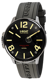 U-Boat Capsoil Czarny/Guma Ø45 mm 8110/A