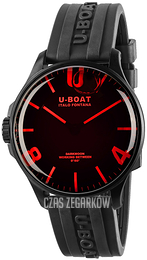 U-Boat Darkmoon Czarny/Guma Ø44 mm 8466/B