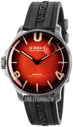 U-Boat Darkmoon Czerwony/Guma Ø44 mm 8701/B