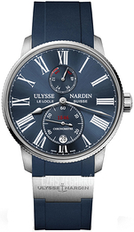 Ulysse Nardin Marine Torpilleur Niebieski/Guma Ø42 mm 1183-310-3-43