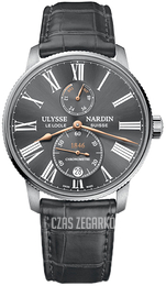 Ulysse Nardin Marine Torpilleur Szary/Skóra Ø42 mm 1183-310-42-BQ