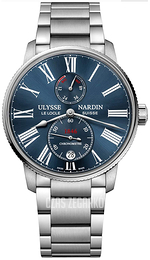 Ulysse Nardin Marine Collection Niebieski/Stal Ø42 mm 1183-310-7M-43