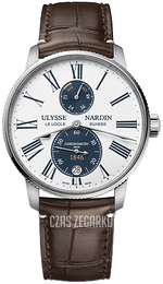 Ulysse Nardin Marine Torpilleur Biały/Skóra Ø42 mm 1183-310LE-0A-175-1A