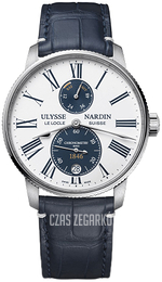 Ulysse Nardin Marine Torpilleur Biały/Skóra Ø42 mm 1183-310LE-0A-175-1B