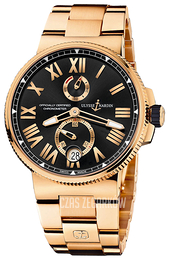 Ulysse Nardin Marine Collection Czarny/18 karatowe różowe złoto Ø45 mm 1186-122-8M-42