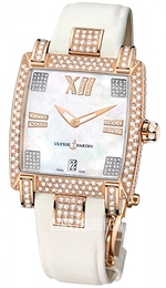Ulysse Nardin Ladies Caprice Biały/Tkanina Ø34 mm 136-91FC-301