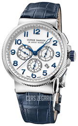 Ulysse Nardin Marine Collection Biały/Skóra Ø43 mm 1503-150-60
