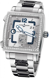 Ulysse Nardin Dual Time Srebrny/Stal Ø42 mm 243-92B-7M-601