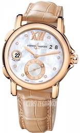Ulysse Nardin Dual Time Lady Biały/Skóra Ø37 mm 246-22-391