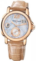Ulysse Nardin Dual Time Lady Biały/Skóra Ø37 mm 246-22-392