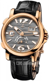 Ulysse Nardin Dual Time Szary/Skóra Ø42 mm 246-55-69