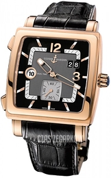 Ulysse Nardin Dual Time Czarny/Skóra Ø42 mm 246-92-692