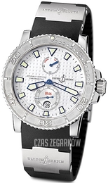 Ulysse Nardin Marine Collection Diver Srebrny/Guma Ø42.7 mm 263-33-3
