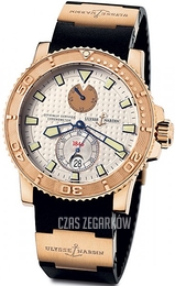Ulysse Nardin Marine Collection Diver Srebrny/Guma Ø42.7 mm 266-33-3A-90