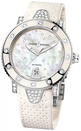 Ulysse Nardin Ladies Diver Starry Night Biały/Guma Ø40 mm 8103-101EC-3C-20