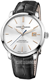 Ulysse Nardin Classico Srebrny/Skóra Ø40 mm 8153-111-2-90