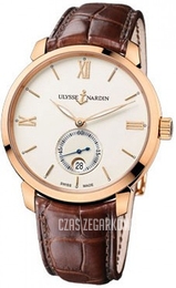 Ulysse Nardin Classico Srebrny/Skóra Ø40 mm 8276-119-2-31