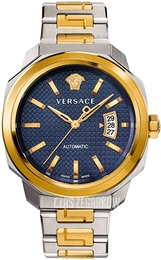 Versace Dylos Automatic Niebieski/Stal Ø42 mm VAG030016